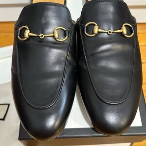 Gucci Princetown Leather Mules